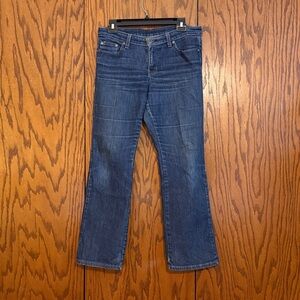 Polo Ralph Lauren Stretch Kelly Bootcut Jeans Womens 8x30 Dark Wash